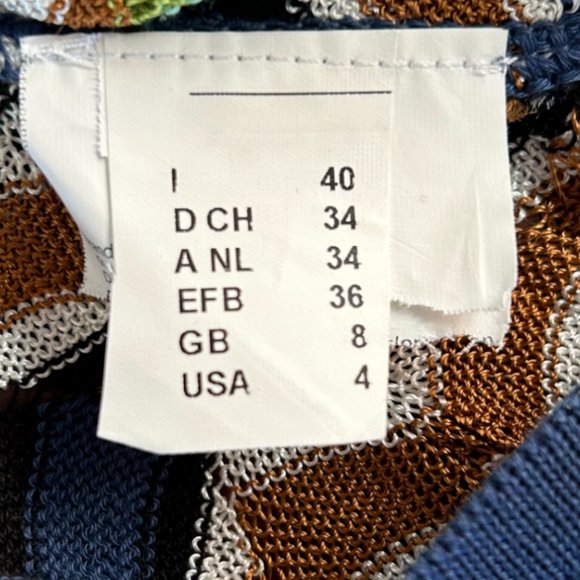 NWOT M Missoni 1 Shoulder  Multi-Colored Tunic top Size 40 (Italian) Size 4 US - Picture 10 of 10